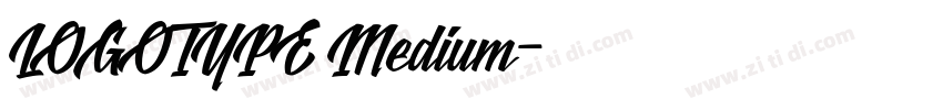 LOGOTYPE Medium字体转换